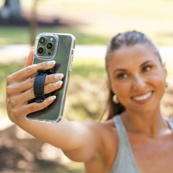 360 Rotating Phone Grip - Phone Holder for Hand - Phone Grips for Back of Phone & Pop Cell Phone Accessories for iPhone, Smartphones & Kindle Tablets (Black) - Image 2