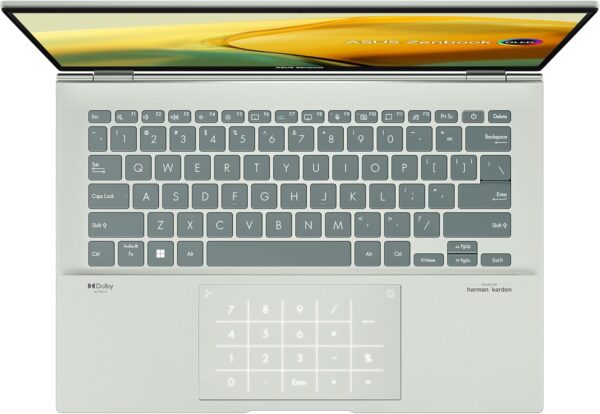 ASUS Zenbook 14 OLED Laptop, Intel 14-Core i9-13900H, 14" 2.8K Touchscreen, Intel Iris Xe Graphics, 16GB LPDDR5 1TB SSD, Backlit Keyboard, Fingerprint, Thunderbolt 4, WiFi 6E, Win11 Pro - Image 3