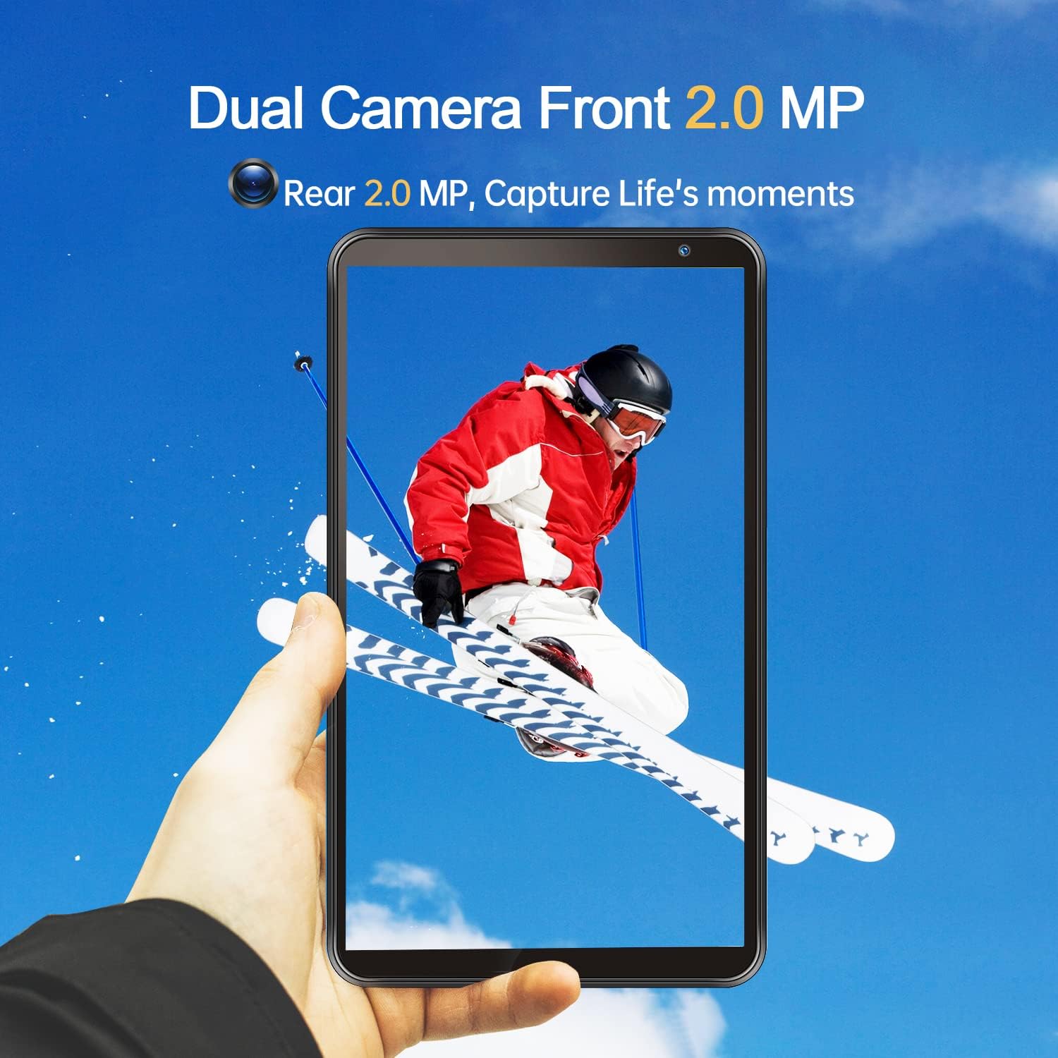 PRITOM 7 inch Tablet 32 GB -Android 13 Tablet PC with Quad Core Processor, HD IPS Display, Dual Camera, WiFi, Bluetooth, Tablet with Case, 2024 - Image 4