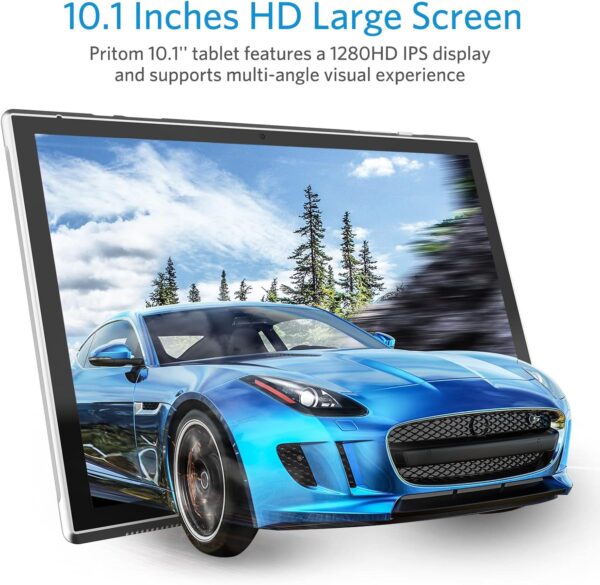 Tablet 10 Inch Tablets Android Tablet 10", Quad-Core Processor Tableta Computer with 32GB ROM 2GB RAM, 1TB expansion 2MP+8MP Camera WiFi BT 10.1 IN HD Display Tab, 6000mAh Long Battery Life Tablet PC.