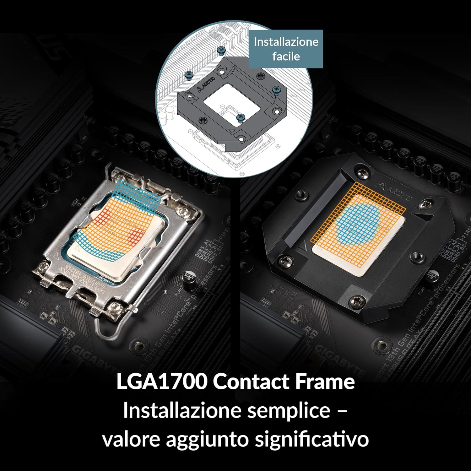 ARCTIC Liquid Freezer III 360 - CPU AIO Water Cooler, Water Cooling PC, Intel & AMD, Efficient PWM-Controlled Pump, Fan: 200–1800 RPM, LGA1851 and LGA1700 Contact Frame - Black - Image 4