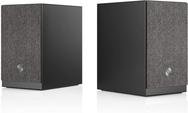 Audio Pro A28 Wireless Bookshelf Speakers | WiFi, Bluetooth 4.2, Multiroom Home Entertainment Stereo | Compatible w/AirPlay 2, Spotify | Black