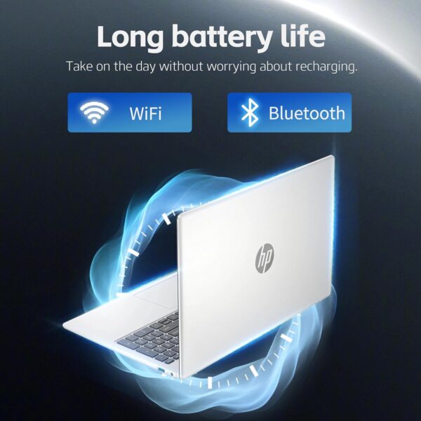 HP 15.6" Touchscreen Laptop, Intel Core i5 Processor, 16GB RAM, 1TB SSD,Numeric Keypad, Bluetooth, Wi-Fi, Long Battery Life, Windows 11 Home, Alpacatec Accessories, Silver - Image 5