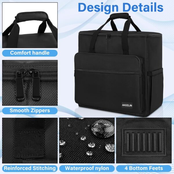 AKOZLIN Desktop Gaming Computer Tower PC Chassis Carrying Case Travel Storage Bag for Keyboard Mouse Accessories - Image 7
