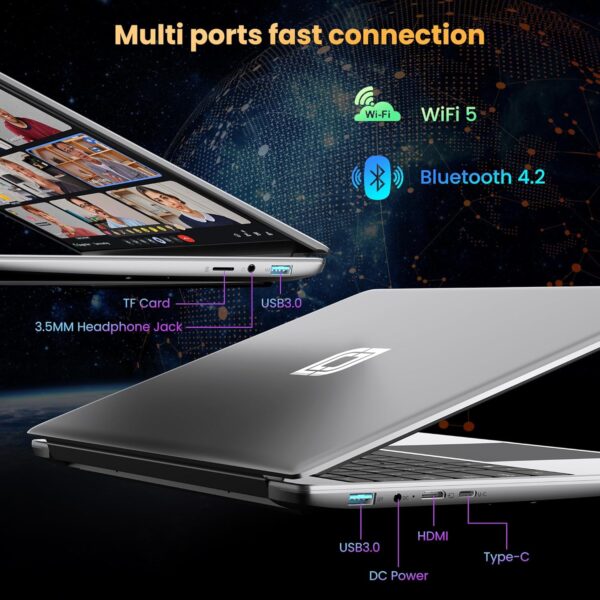 jumper Laptop, 12GB RAM 640GB ROM, 5305U Processor, 15.6 Inch Computer, FHD IPS Screen, 38Wh Battery, 2 Stereo Speakers, USB3.0 * 2, HDMI. - Image 7