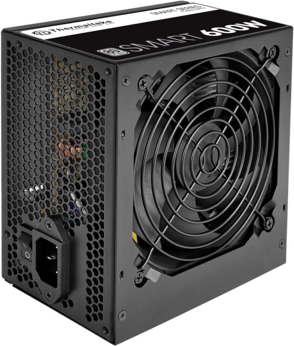 Thermaltake SMART 600W ATX 12V V2.3/EPS 12V 80 Plus Certified Active PFC Power Supply PS-SPD-0600NPCWUS-W - Image 2