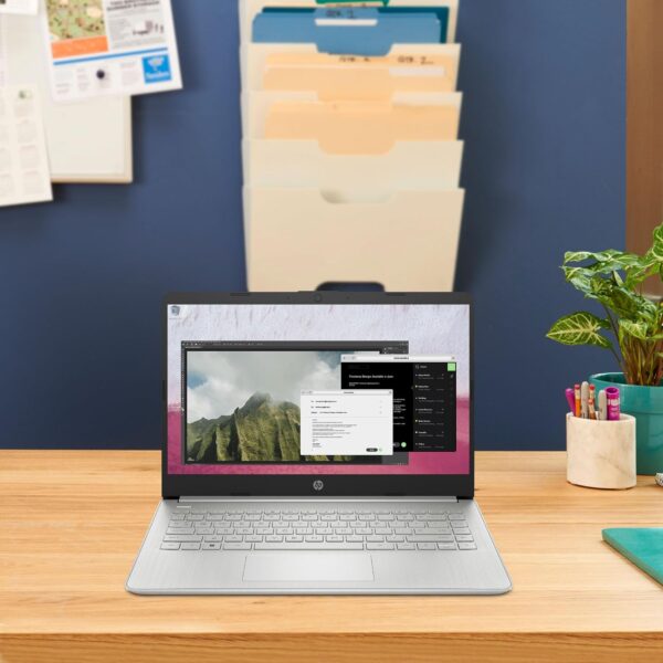 HP 14 inch Laptop, HD Display, 12th Generation Intel Core i3-1215U, 8 GB RAM, 256 GB SSD, Intel UHD Graphics, Windows 11 Home in S Mode, 14-dq5009nr (2024) - Image 10