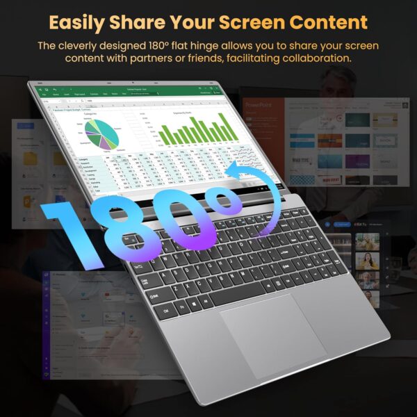 jumper Laptop, 12GB RAM 640GB ROM, 5305U Processor, 15.6 Inch Computer, FHD IPS Screen, 38Wh Battery, 2 Stereo Speakers, USB3.0 * 2, HDMI. - Image 6
