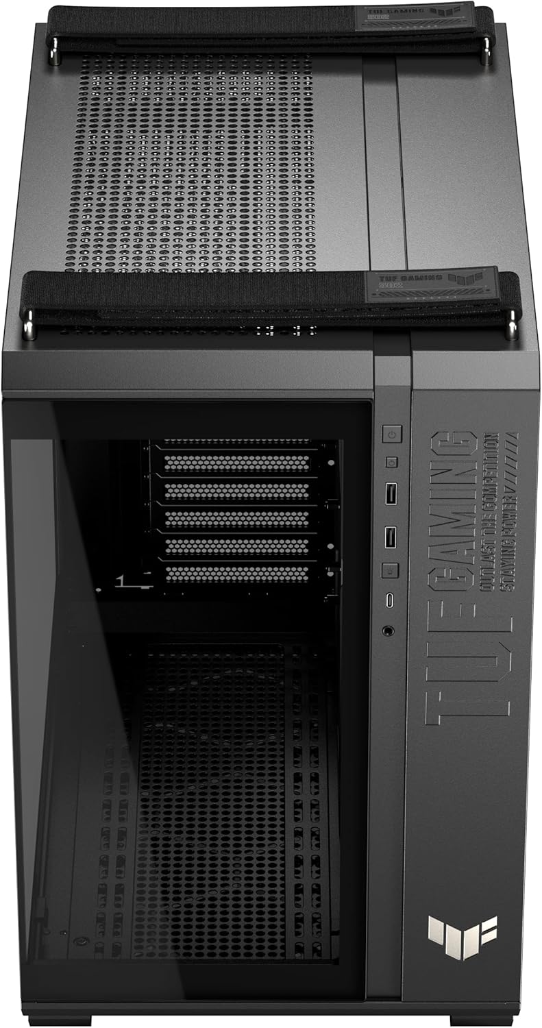 ASUS TUF Gaming GT502 Horizon ATX Mid-Tower Gaming Case (Boundless Panoramic Design, Dual-Chamber, Independent CPU and GPU Cooling Zones, Tool-Free Side Panels, USB 10 Gbps Type-C® Front Panel) - Image 16