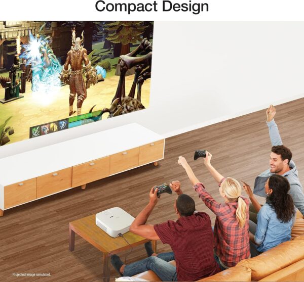 EPSON 2022 New Upgrade Home Cinema 2350 4K PRO-UHD Smart Gaming Projector with Android TV, 3-Chip 3LCD, HDR10, HLG, 2,800 Lumens, Low Latency, 10 W Speaker, Bluetooth, Streaming Capability - Image 4
