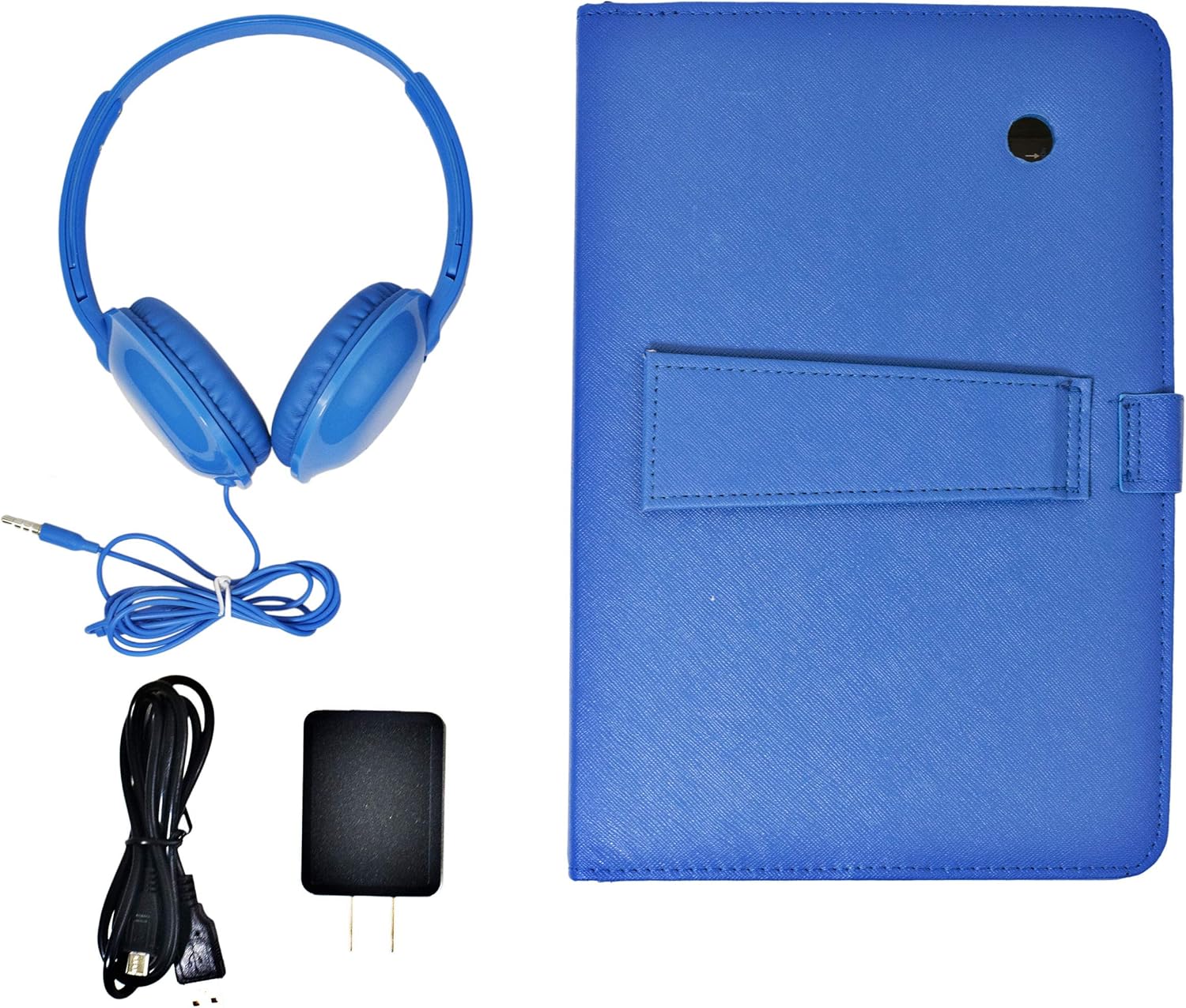 Craig CMP840 BUN-BL-HD Quad Core 10.1 in. Tablet with Keyboard Case & Headphones in Blue - Image 4