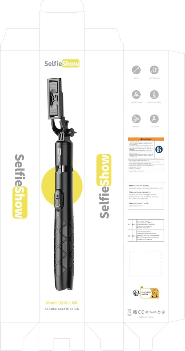 71" Phone Tripod Selfie Stick Tripod, Smartphone Tripod Stand All-in-1 with Remote, Travel Tripod for iPhone, Extendable Cell Phone Tripod for Selfie/Video Recording/Photo/Live Stream/Vlog - Image 10