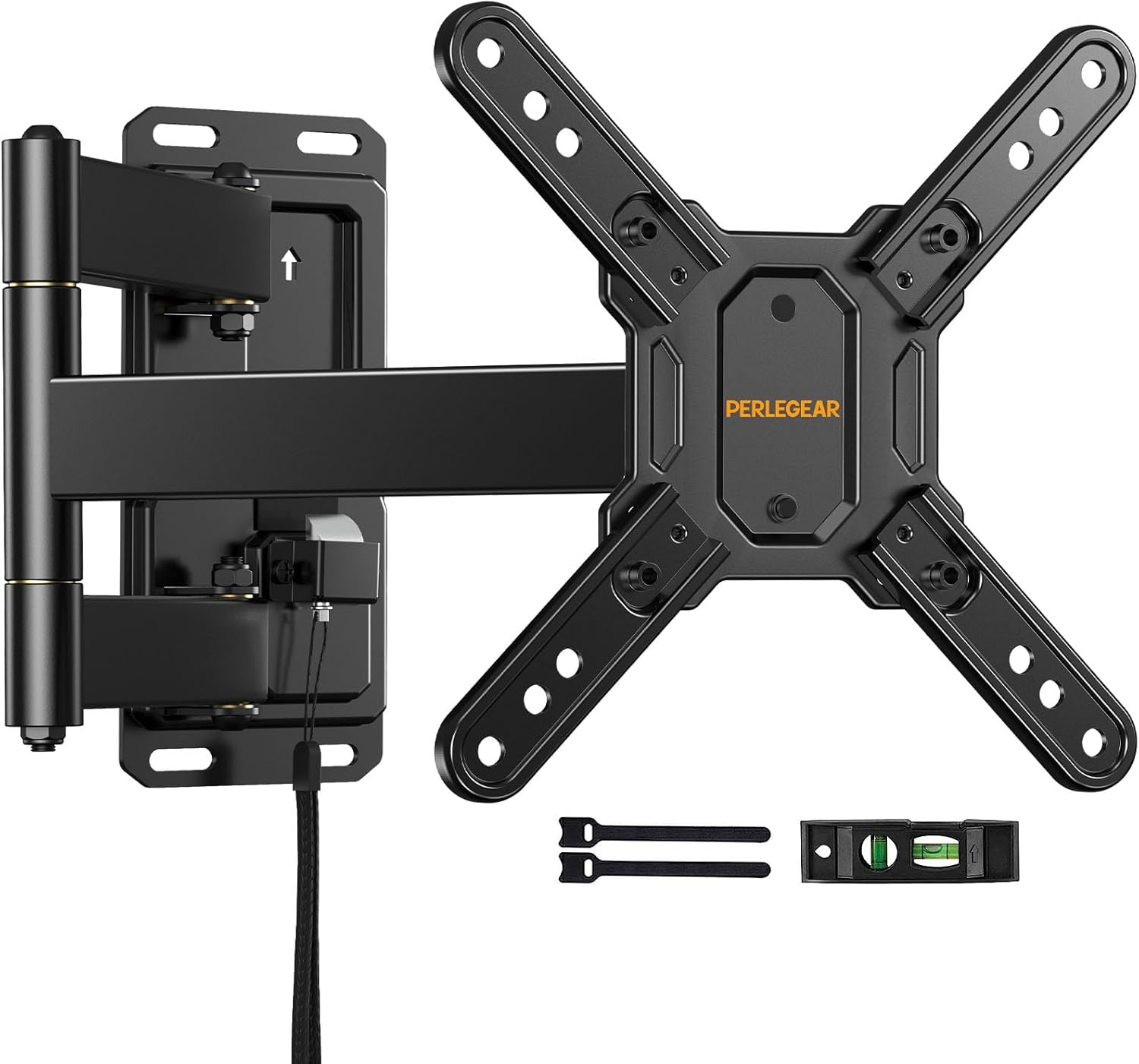 Perlegear Lockable RV TV Mount for 13–42 inch TVs up to 44 lbs, Full Motion RV TV Wall Mount with Swivel, Tilt, Pull Cord Lock, RV TV Mount for Camper, RV, Motorhome, Max VESA 200x200mm, PGLRVF2 - Image 8