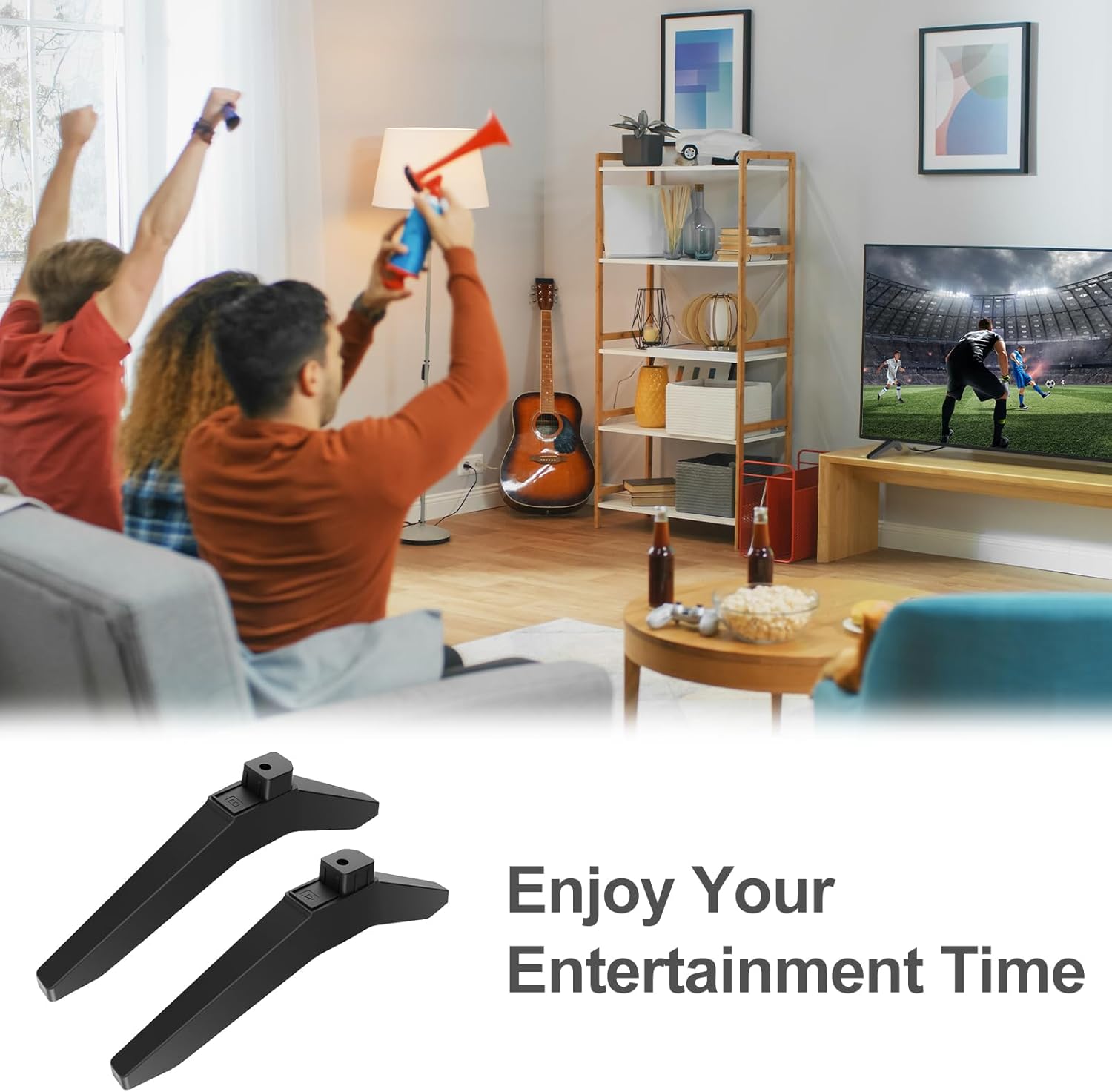 TV Legs for LG 43in TV UK Series,Compatible with LG TV Stand Replacement Base 43UK6200 43UK6090 43UK6200PUA 43UK6200PLA 43UK6090PUA 43UK6500PLA 43UK6500LLA 43UK6500MLA 43UK6500AUA with Screws - Image 7