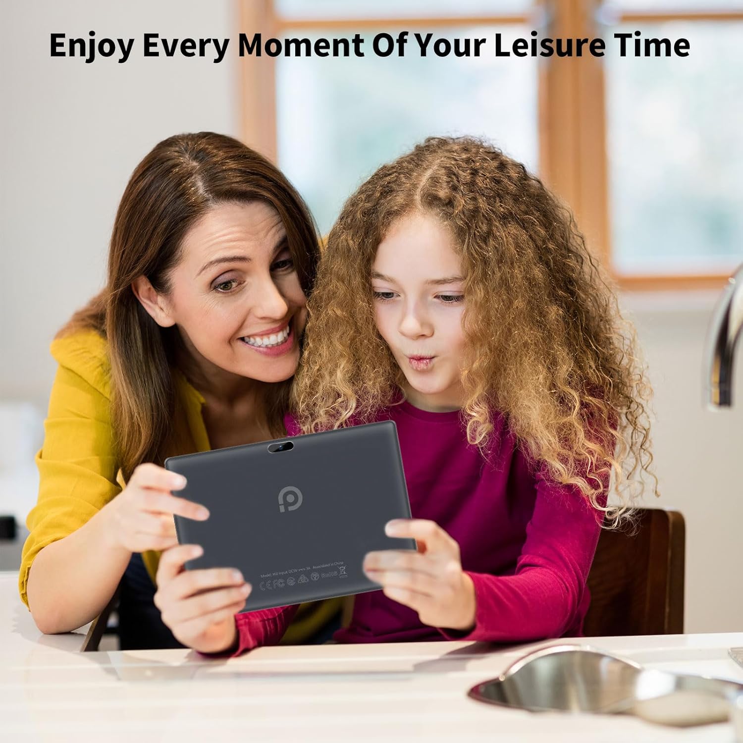 PRITOM 10 inch Tablet Android 13, Tablet with Case, 64GB, 512GB Expand, Quad-Core, 1280 * 800 HD IPS Screen, Dual Camera, Wi-Fi, Bluetooth, Black - Image 6