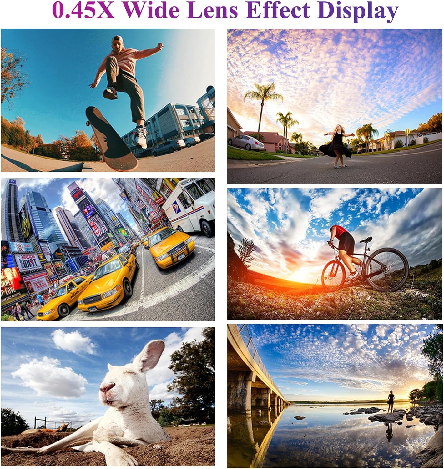 Apexel Phone Camera Lens, 2 in 1 Cell Phone Clip-on Lens Kit 0.45X Wide Angle Lens 140°+ 12.5X Macro Lens Clip-on iPhone Lens for iPhone Samsung and Most of Android Smartphone - Image 2