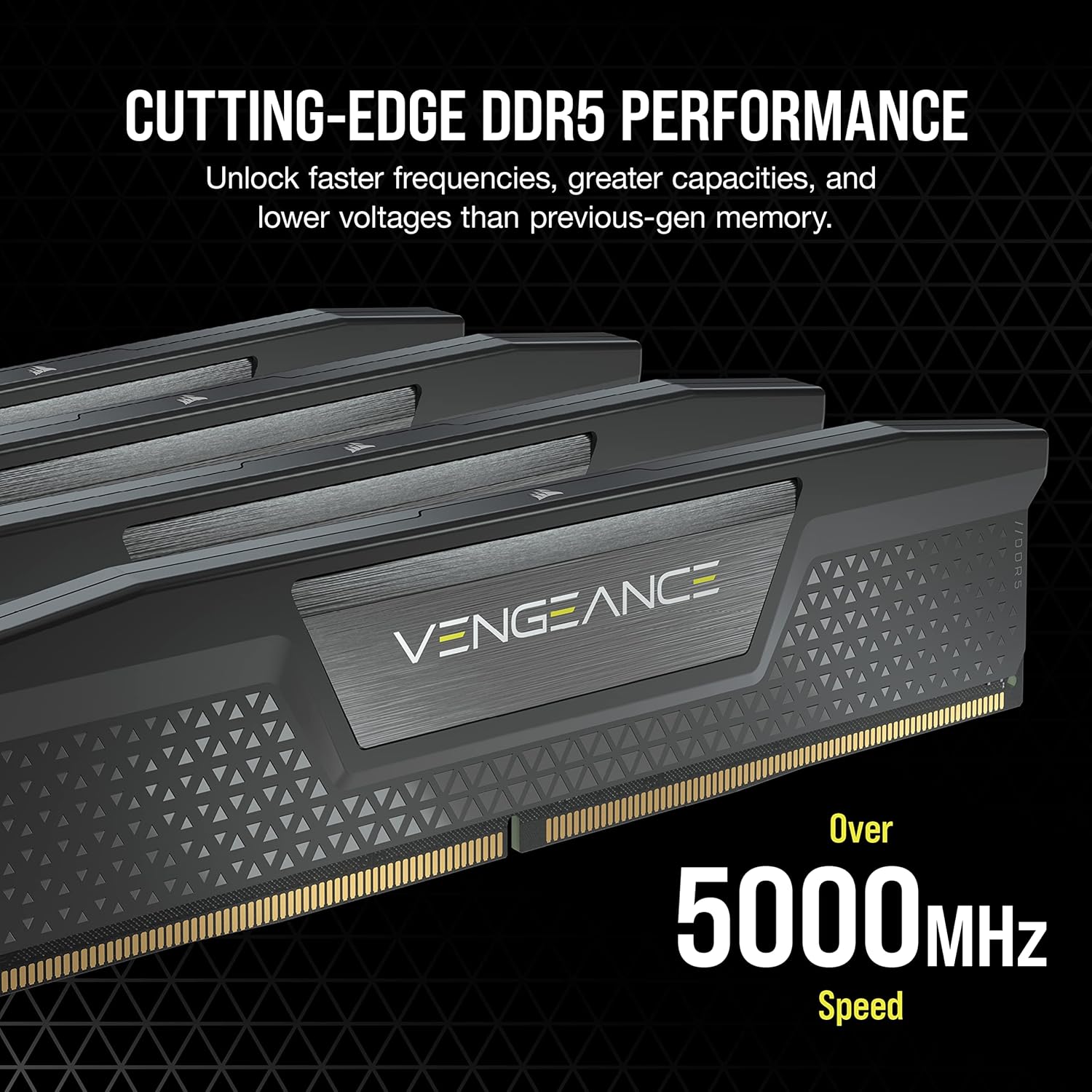 CORSAIR VENGEANCE DDR5 RAM 32GB (2x16GB) 6000MHz CL40 Intel XMP iCUE Compatible Computer Memory - Black (CMK32GX5M2B6000C40) - Image 3