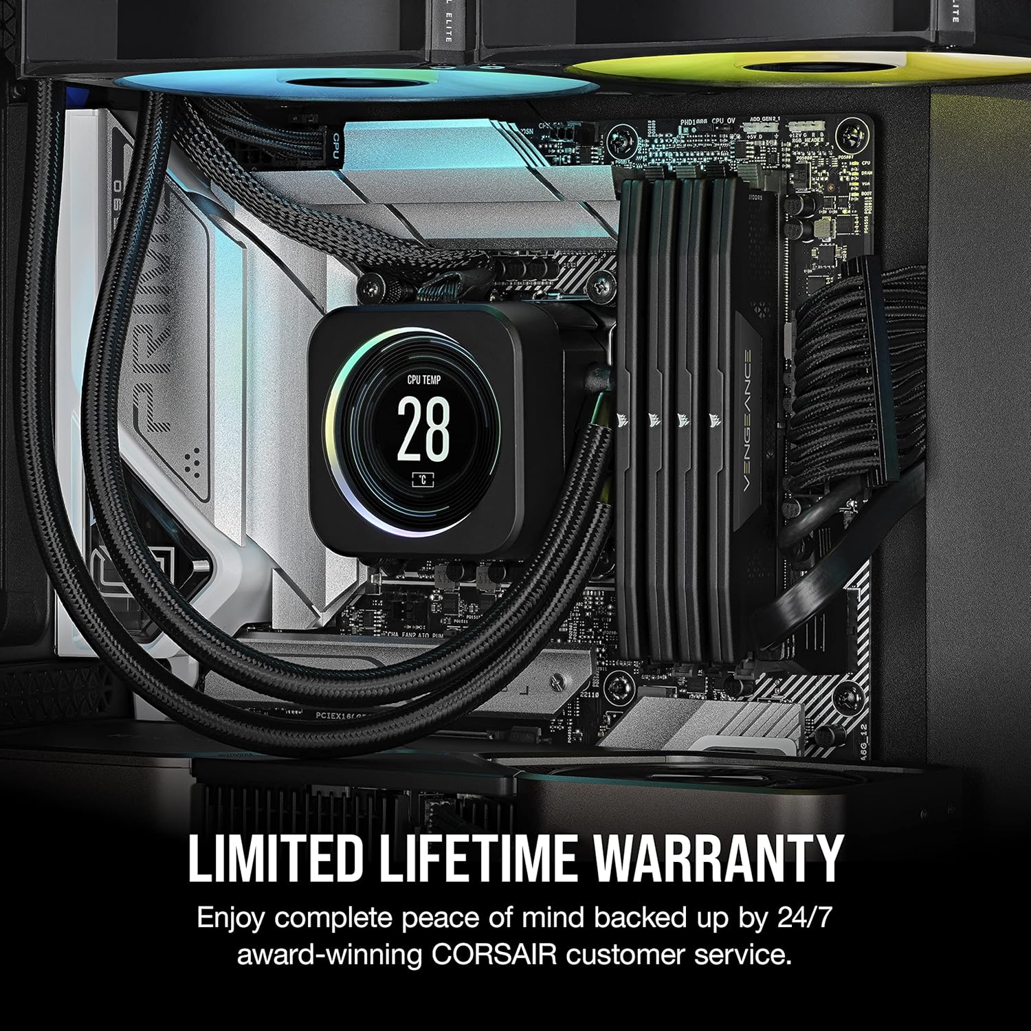 CORSAIR VENGEANCE DDR5 RAM 32GB (2x16GB) 6000MHz CL40 Intel XMP iCUE Compatible Computer Memory - Black (CMK32GX5M2B6000C40) - Image 6