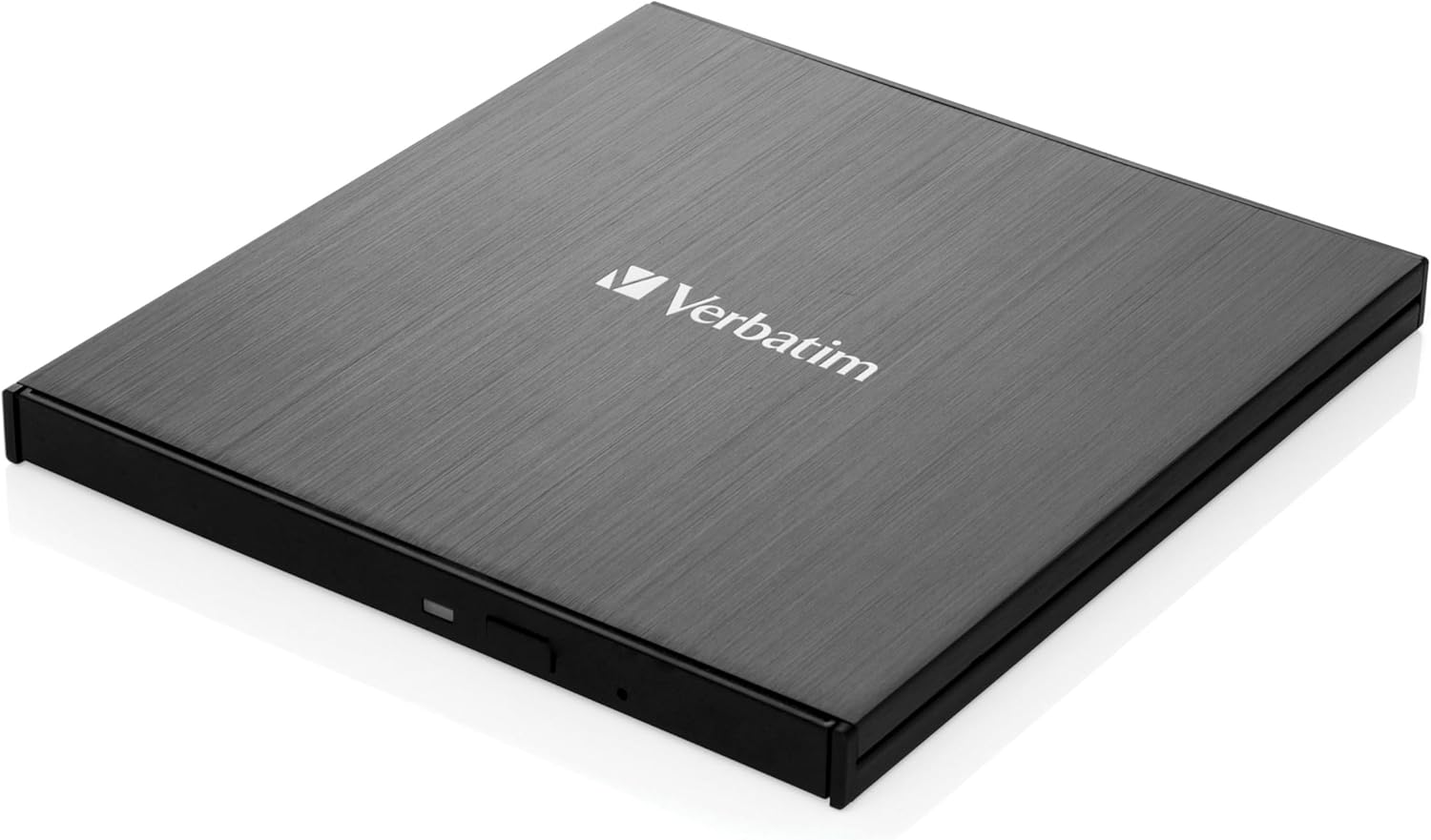 Verbatim Ultra HD 4K CD DVD Blu-ray Writer USB 3.2 GEN 1 USB-C Connectivity Slim Brushed Metal Enclosure Compatible with Mac and PC with Free 25GB Blu-ray disc