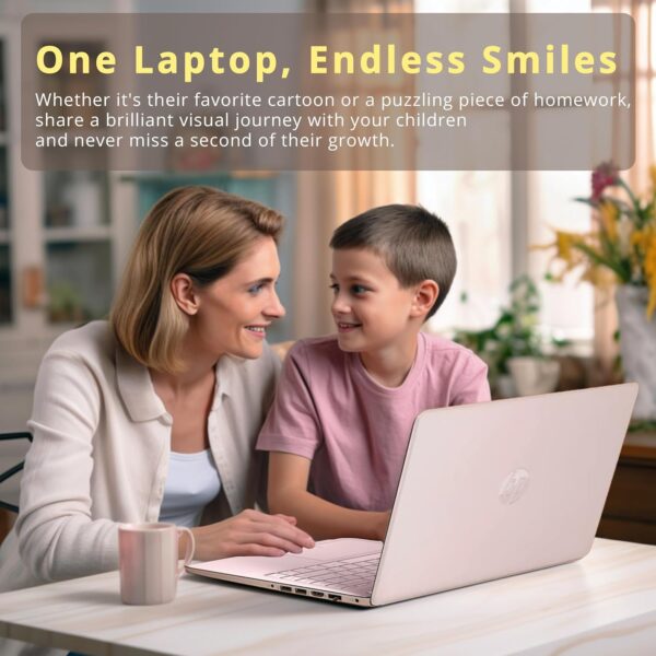 HP Stream 14" HD Lightweight Laptop, Intel Celeron N4120, 16GB RAM, 224GB Storage(64GB eMMC + 160GB Docking Station), Intel UHD Graphics, HD Webcam, 1 Year Office 365, WiFi, Bluetooth, Win 11s, Pink - Image 7